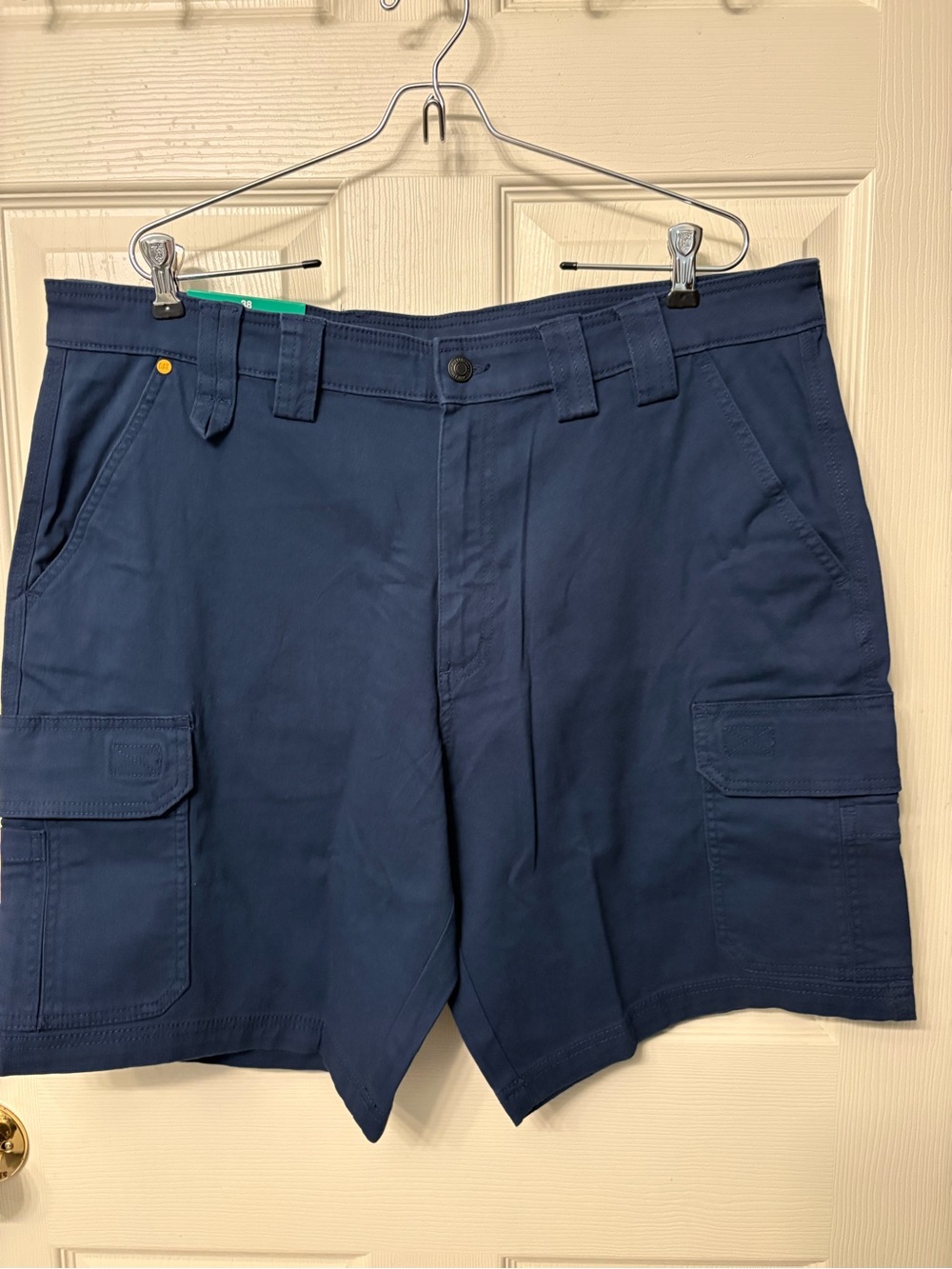 NWT Men’s CAT Caterpillar Cargo Shorts Blue Size 38